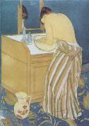 Mary Cassatt Woman Bathing painting